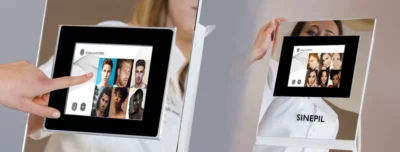 Сенсорний екран апарата для електроепіляції